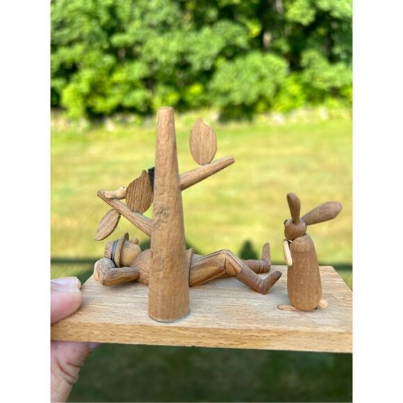 Borodin & Byliniak Detailed Wood Art Polish Figure Plague. - Picture 8 of 12